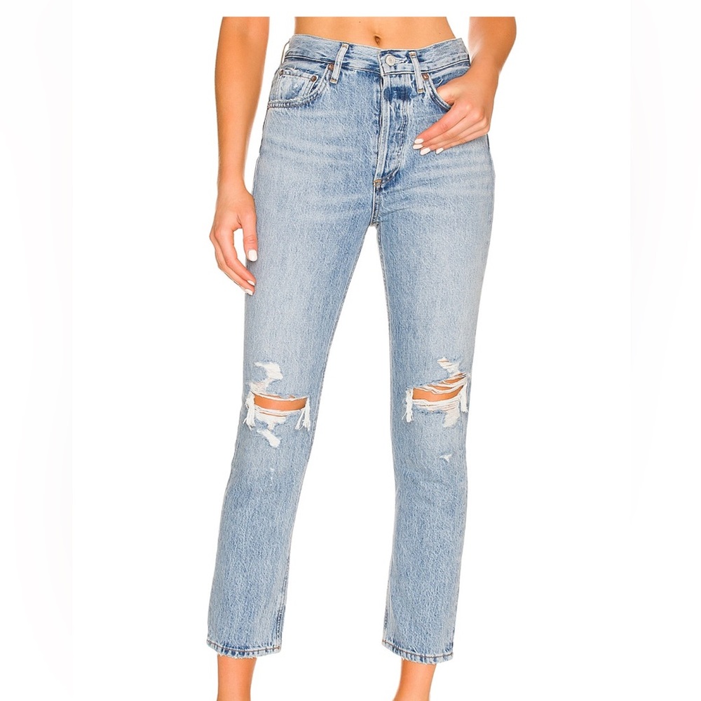 Agolde Riley High Rise Straight Jean